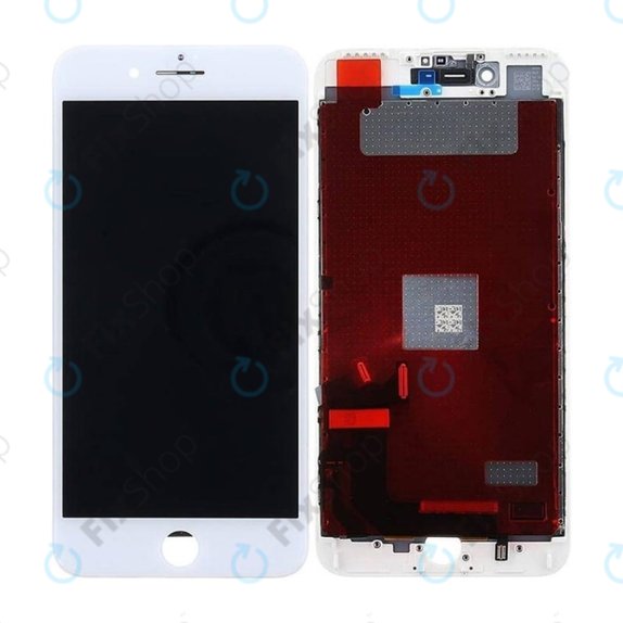 Schermo In-Cell per iPhone 7 Plus, White, Vetro touch con cornice, FixPremium