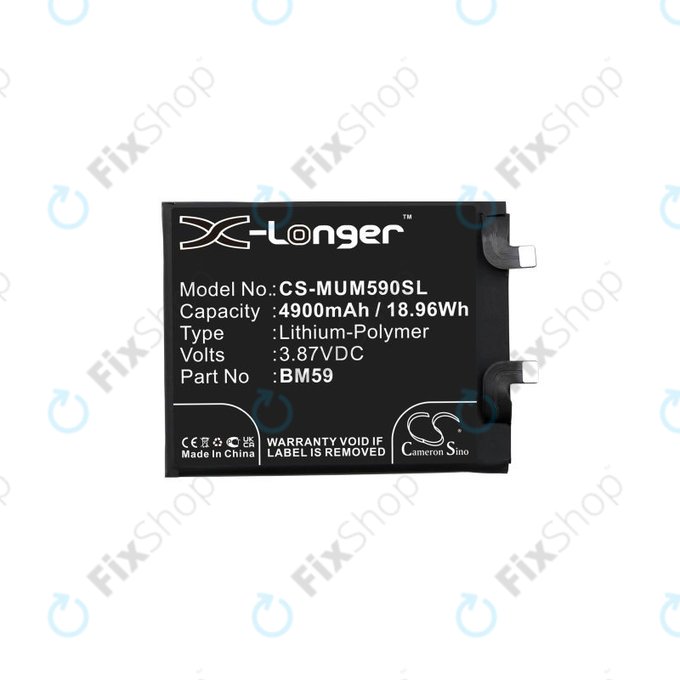 Batteria per Xiaomi 11T, BM59, 4900mAh, HQ