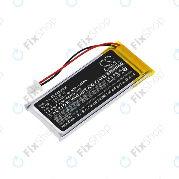 Batteria per Cardo Q1, Q3, BAT00003, Li-Pol, 3.7V, 450mAh, HQ