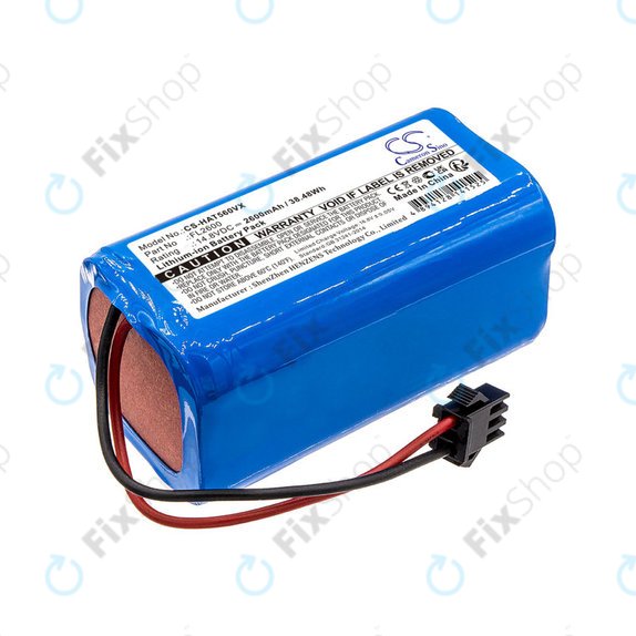 Batteria per Eufy Robovac 11, Haier TAB T550 Haier TAB560 FL2600, Li-Ion, 2600mAh, 14.8V, HQ