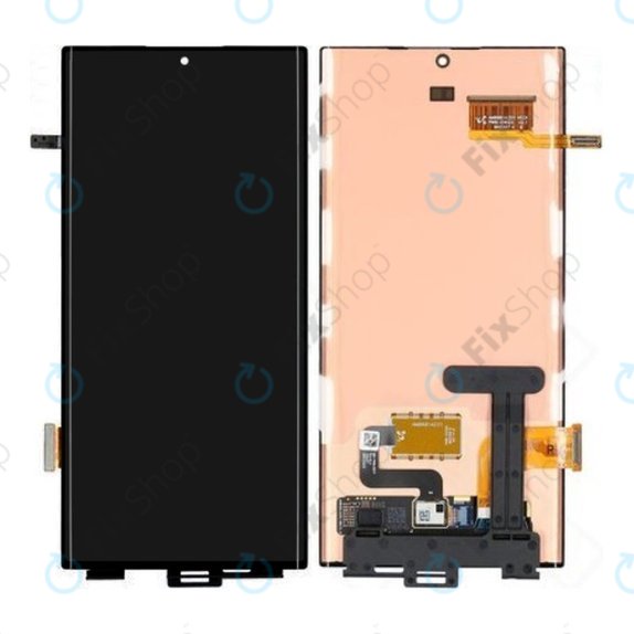 Schermo per Samsung S22 Ultra S908B, Vetro touch senza cornice, GH96-14788A, Genuine Service Pack