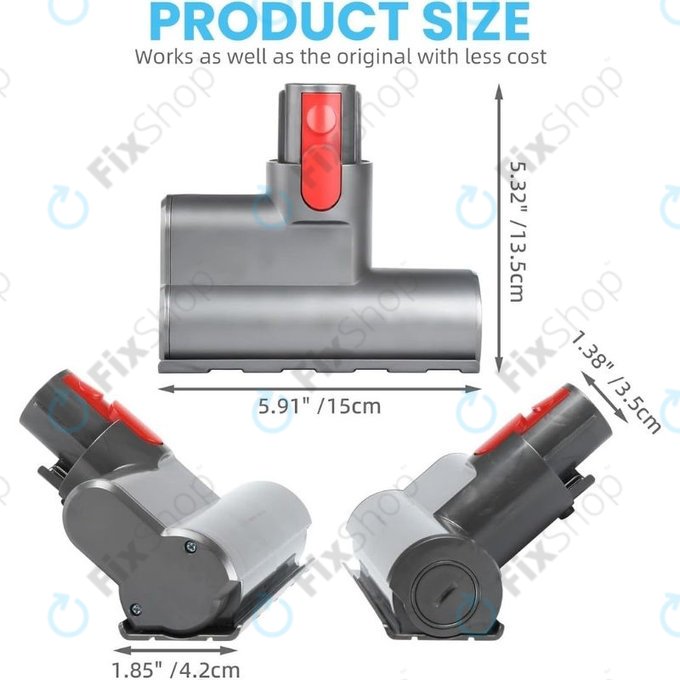 Mini turbospazzola elettrica per Dyson seriess V, Outsize