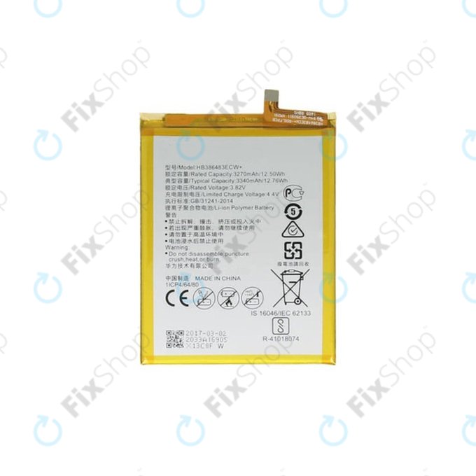 Batteria per Huawei Honor 6X (BLN-L21), HB386483ECW, 3340mAh