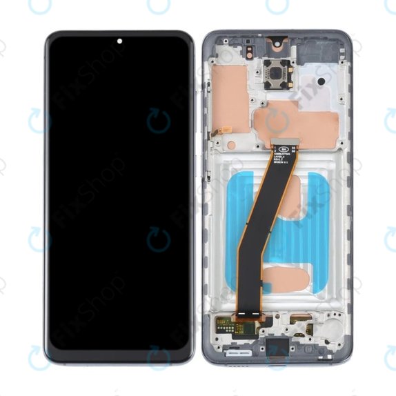 Schermo per Samsung S20 G980F, Cosmic Grey, Vetro touch con cornice