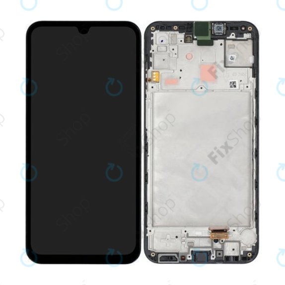 Schermo per Samsung A15 4G, A15 5G A155F, A156B, Black, Vetro touch con cornice, GH82-33637A, GH82-33638A, Genuine Service Pack