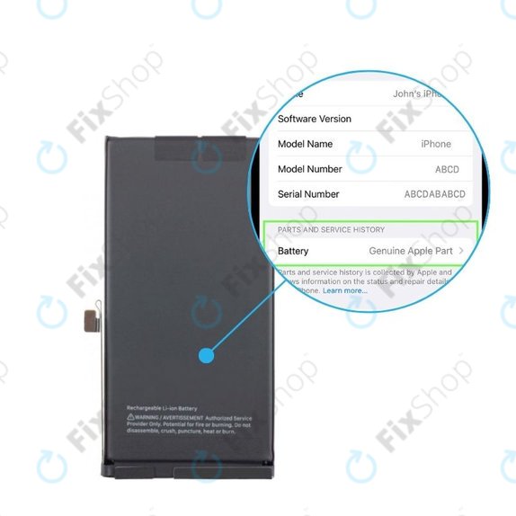 Batteria per iPhone 16, 661-44796, 3561mAh, Genuine Apple