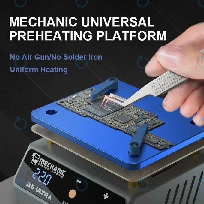 Mini riscaldatore PCB per rimozione componenti, Mechanic IX5 Ultra