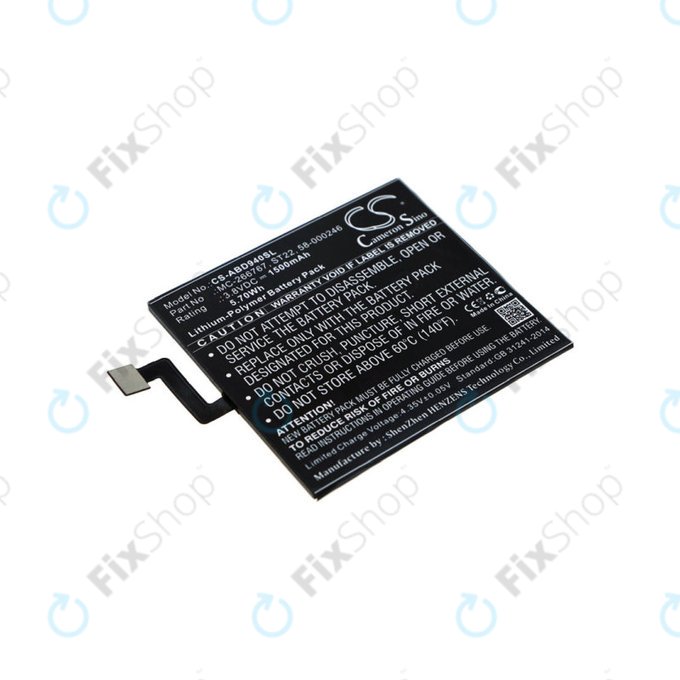 Batteria per Amazon Kindle Paperwhite 4 (2018), ST22, Li-Pol, 3.8V, 1500mAh, HQ
