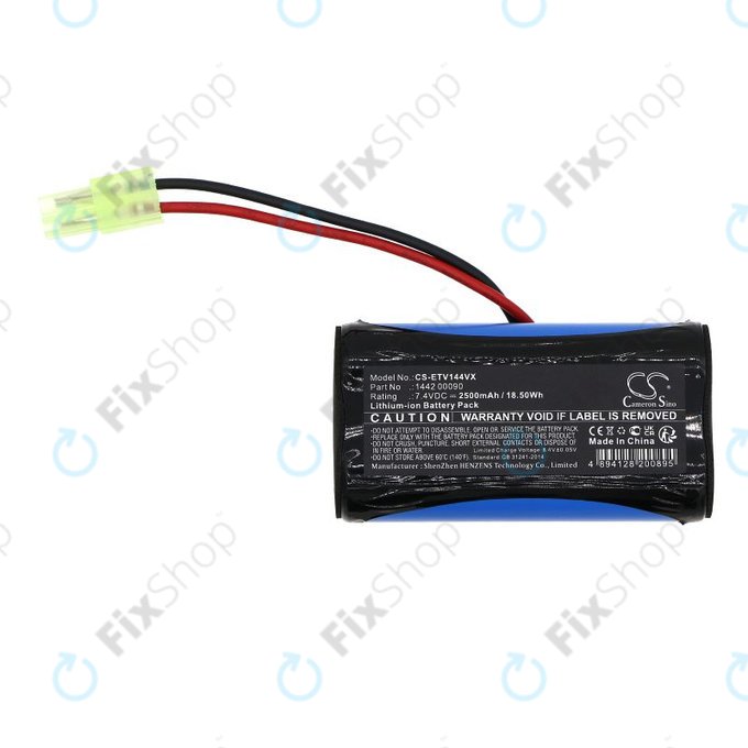 Batteria per ETA Verto 1442, 1442 00090, Li-Ion, 2500mAh, 7.4V, HQ