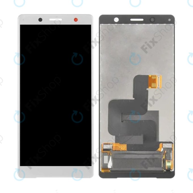 Schermo LCD per Sony Xperia XZ2 Compact, Silver, Vetro touch senza cornice