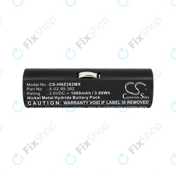 Batteria per Heine Ophthalmoscope Beta 200, X-02.99.382, Ni-MH, 1000mAh, 3.6V, HQ
