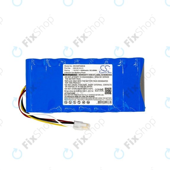 Batteria per Husqvarna Automower 300-seriess, 400-seriess, 500-seriess, 580 68 33-01 02 03, 588 14 64-01 02, 589 58 52-01 02, 589 58 57-01, 5200mAh, HQ