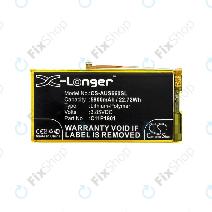 Batteria per Asus ROG Phone 2 ZS660KL, C11P1901, 5900mAh, HQ