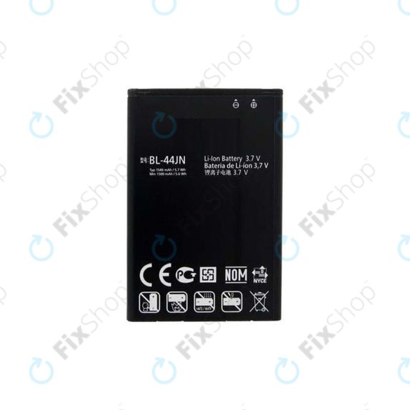 Batteria per LG Optimus L5 E610, LG L3, BL-44JN, 1500mAh