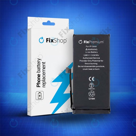 Batteria per iPhone 13 Mini, 2406mAh, DIAGNOSTIC