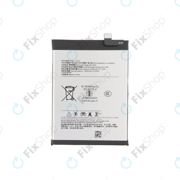 Batteria per Nothing Phone (3a), (3a) Pro, NT04, 5000mAh