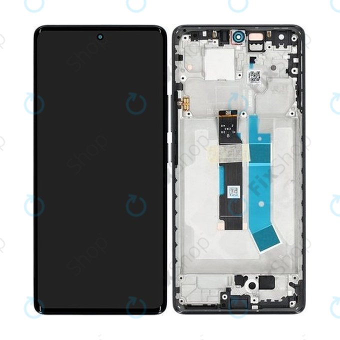 Schermo per Xiaomi Redmi Note 14 Pro 4G 24116RACCG, Midnight Black, Vetro touch con cornice, 560003000O600, Genuine Service Pack