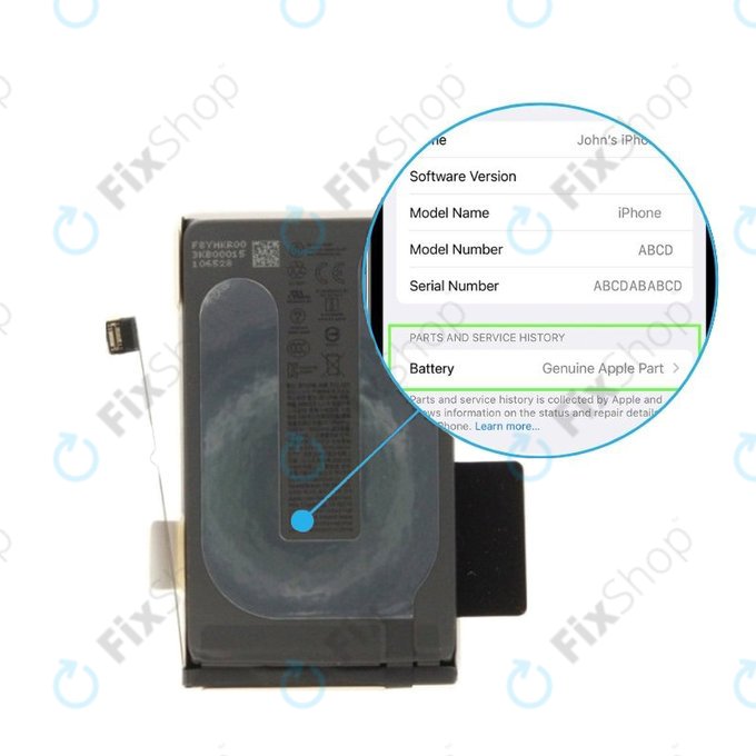 Batteria per iPhone 17, 661-56064, 3692mAh, Genuine Apple
