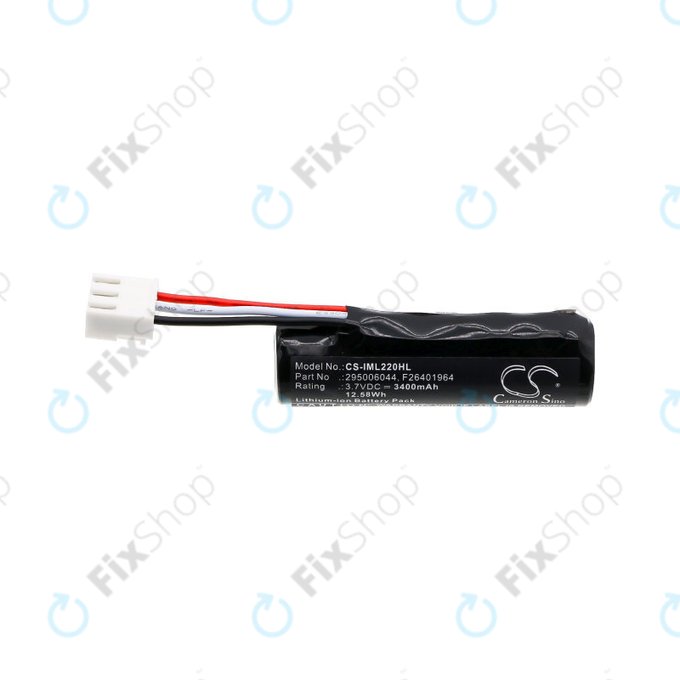 Batteria per Ingenico IWL220, 255, 258, 280, Ingenico MOVE 2500, 3000, 3500, 295006044, Li-Ion, 3400mAh, 3.7V, HQ