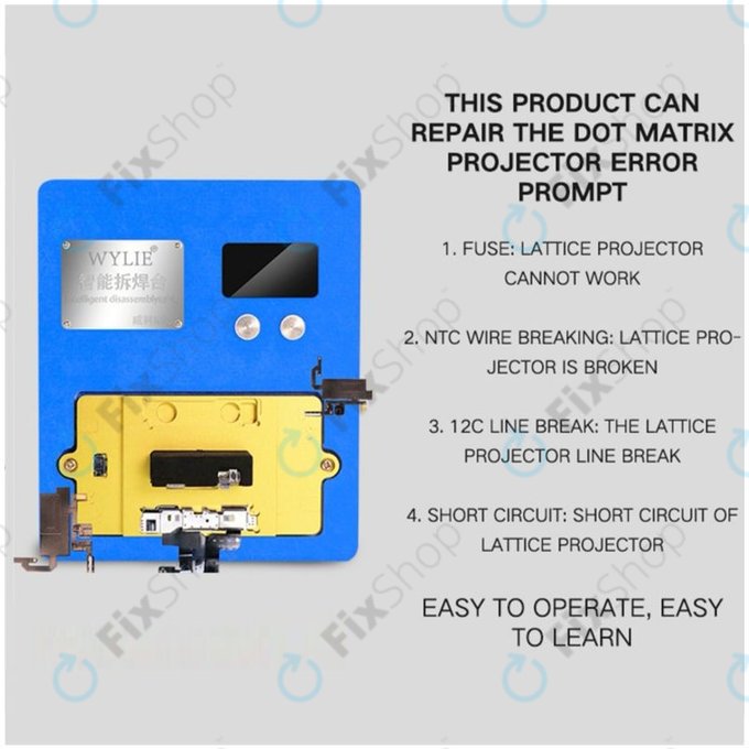 Piattaforma di preriscaldamento per riparazione scheda madre per iPhone X, XS, XS Max, 11, 11 Pro, 11 Pro Max, Wylie K85