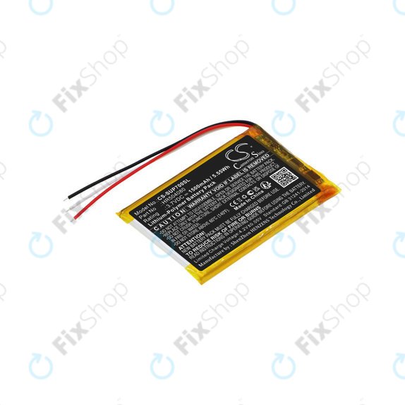 Batteria per Navitel Ms700, Serioux Upq700, HR504080, Li-Pol, 1500mAh, 3.7V, HQ