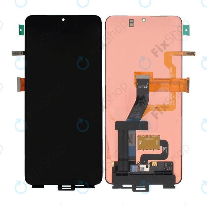 Schermo per Samsung S21 Ultra G998B, Vetro touch senza cornice, GH96-13958B, Genuine Service Pack