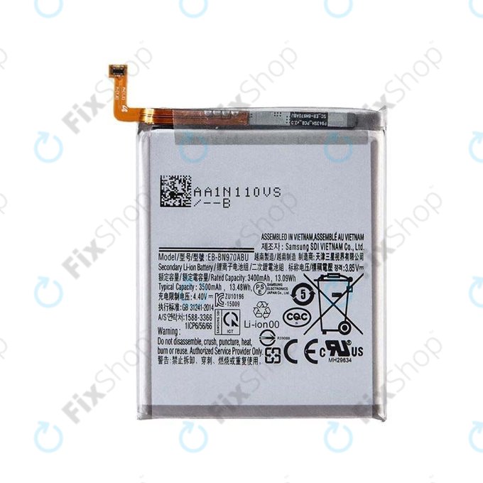 Batteria per Samsung Note 10, EB-BN970ABU, 3500mAh