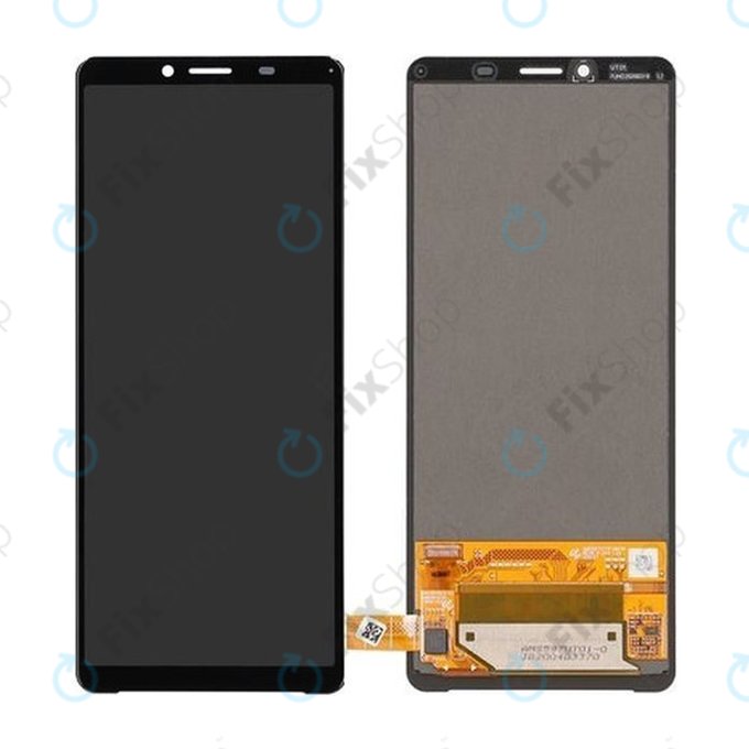 Schermo LCD per Sony Xperia 10 II, Vetro touch senza cornice, 100629211, Genuine Service Pack