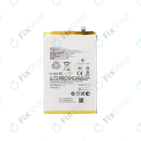 Batteria per Xiaomi Redmi A5 4G, BP5E, 5200mAh