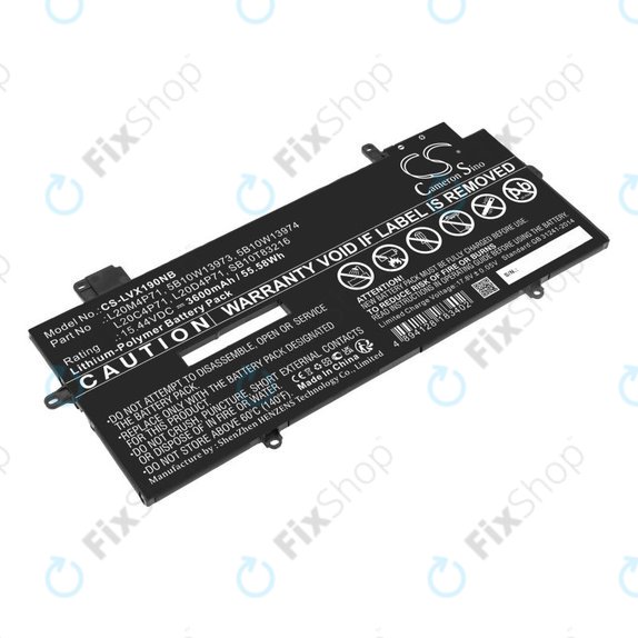 Batteria per Lenovo Thinkpad X1 Carbon G9, G10, X1 Yoga Gen 6, 7, 5B10W13973, Li-Pol, 3600mAh, 15.44V, HQ