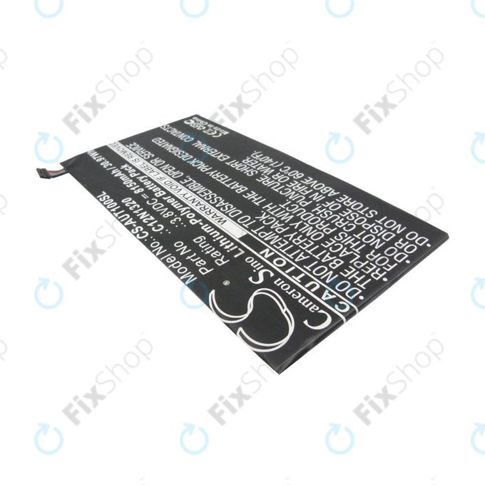 Batteria per Asus Transformer Book T100, C12N1320, Li-Pol, 3.8V, 8150mAh, HQ