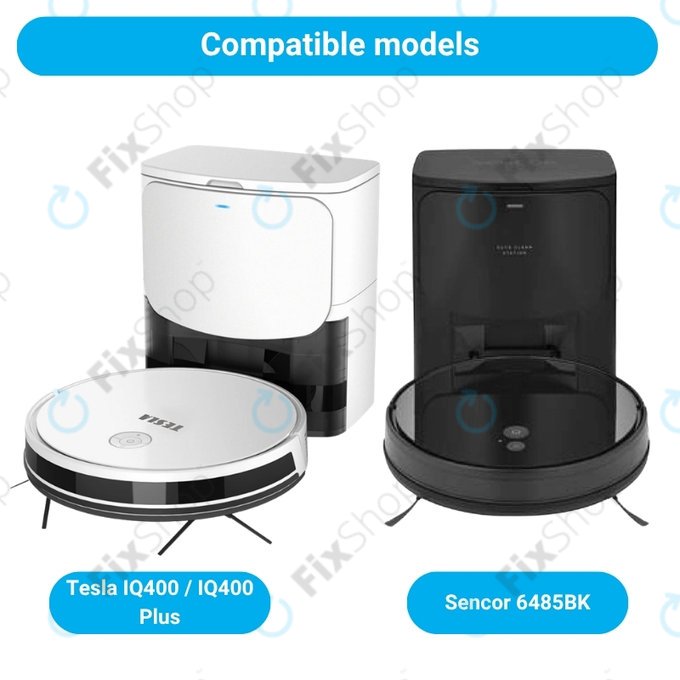 Set di ricambi per Tesla IQ400, IQ400 Plus, Sencor 6485BK (2x spazzola principale, 4x filtro, 8x spazzola laterale, 4x panno mop, 4x sacchetto polvere)