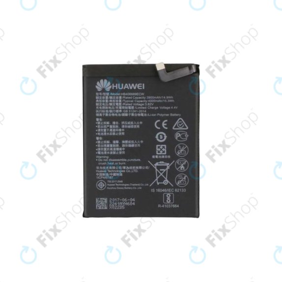 Batteria per Huawei Y9 (2018), Y7 (2019), HB406689ECW, 24022860, 24022692, 24022241, 4000mAh, Genuine Service Pack