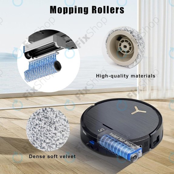 Rullo lavapavimenti per Ecovacs Deebot X9 Pro Omni, X9 Pro, X8 Pro Omni, X8 Omni, T80 Omni, T80