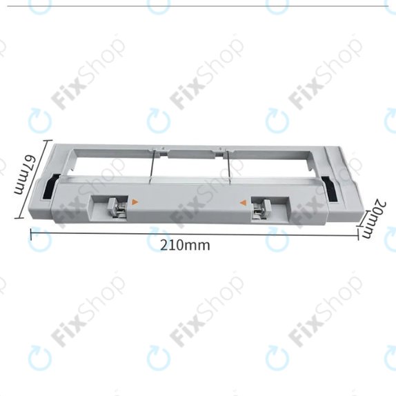 Cover spazzola principale per Xiaomi Mi Robot Vacuum Mop Mijia 1C, 2 Mijia 2C, 2 Pro+ Mijia 1T, Silver