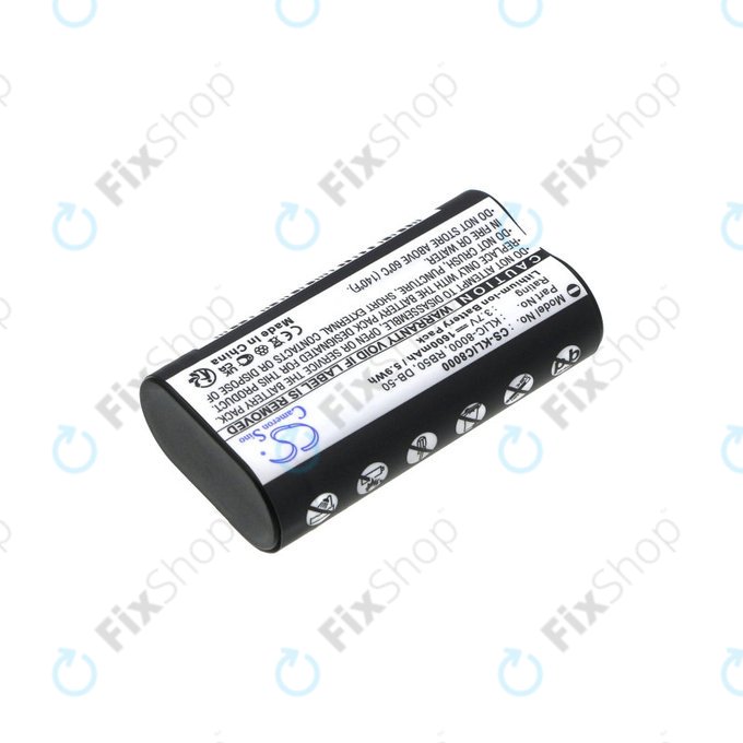 Batteria per Jay-Tech Jay-Cam I4800, Kodak Easyshare Z1012, KLIC-8000, Li-Ion, 1600mAh, 3.7V, HQ