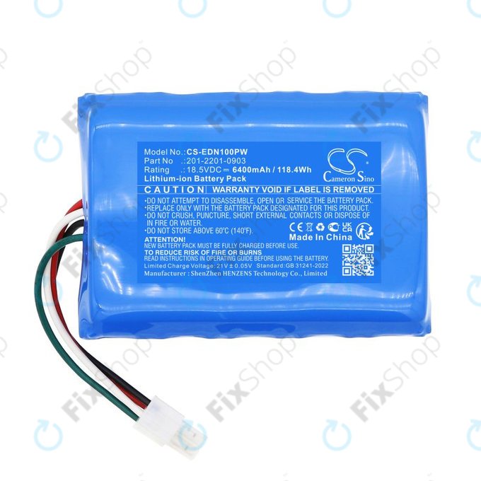 Batteria per Ecovacs BAIZE, G1-800, GX-600, GOAT G1, 201-2201-0903, Li-Ion, 6400mAh, 18.5V, HQ