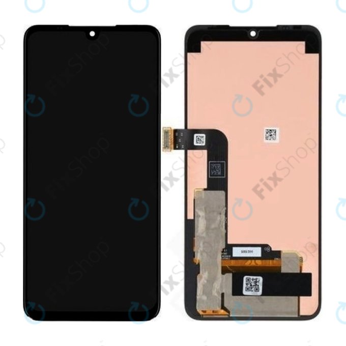 Schermo LCD per LG G8X ThinQ, Vetro touch senza cornice