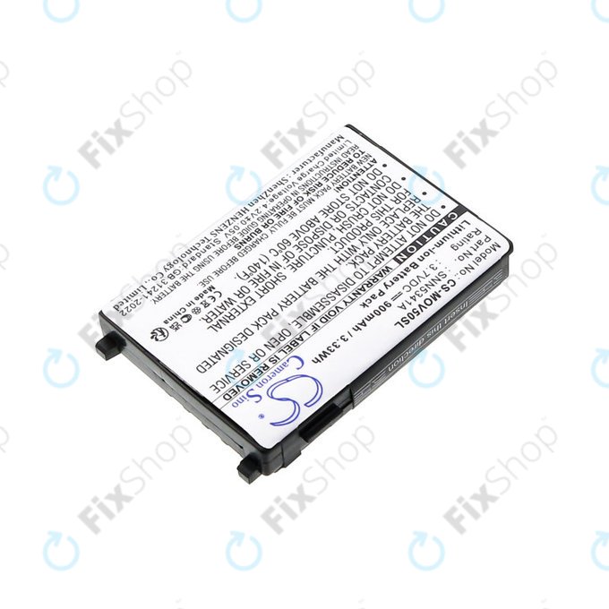 Batteria per Motorola V3688, V2188, L2000, V998+, SNN5341A, Li-Ion, 3.7V, 900mAh, HQ
