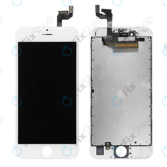 Schermo per iPhone 6S, White, Vetro touch con cornice, Refurbished