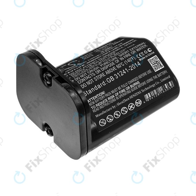 Batteria per iRobot Braava jet m6, ALB-C, M611020, Li-Ion, 2600mAh, 10.8V, HQ