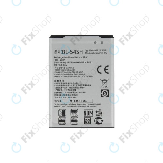 Batteria per LG G3 S D722, L90 D405, Bello, BL-54SH, 2540mAh