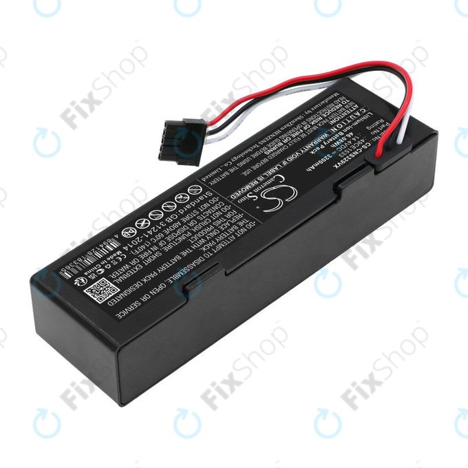 Batteria per ETA Navaggio 2228, Cecotec Conga 3290 3490 3890 49CE1533, Li-Ion, 3200mAh, 14.4V, HQ