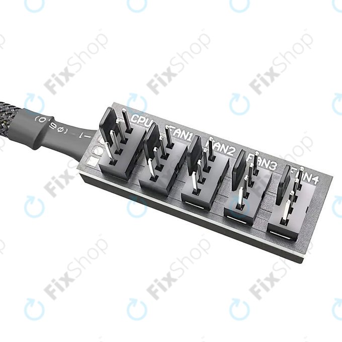 Hub PWM per ventole, 4 pin, 5 porte