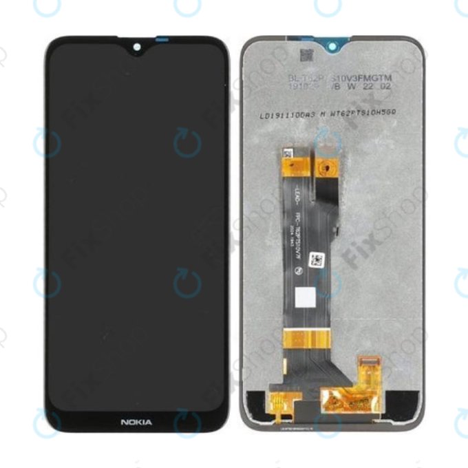 Schermo LCD per Nokia 2.3, Vetro touch senza cornice