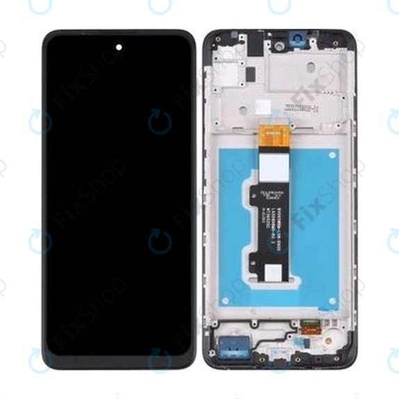 Schermo per Motorola Moto E30, Vetro touch con cornice