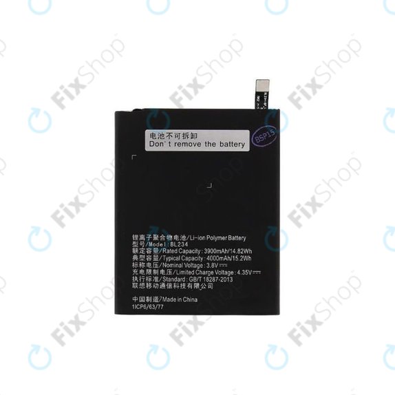 Batteria per Lenovo VIBE P1ma40 mini, A5000, P70, BL234, 4000mAh