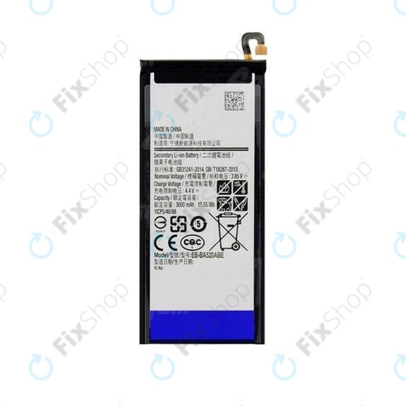 Batteria per Samsung A5 A520F (2017), J5 J530F (2017), BA520ABE, 3000mAh