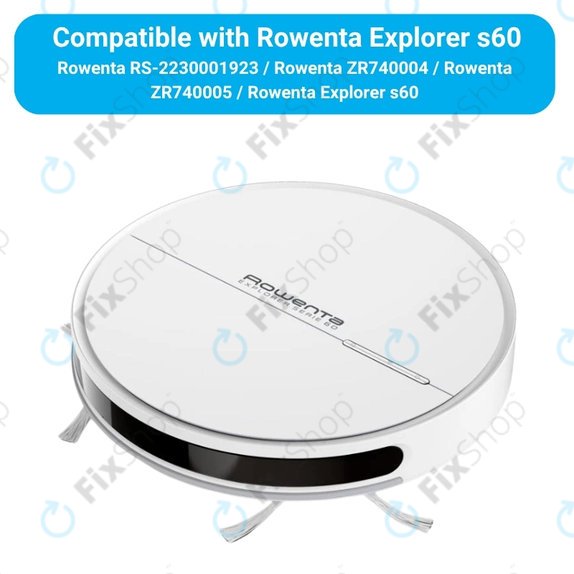 Set di ricambi per Rowenta Explorer s60 (2x spazzola principale, 4x filtro, 8x spazzola laterale, 4x panno mop)
