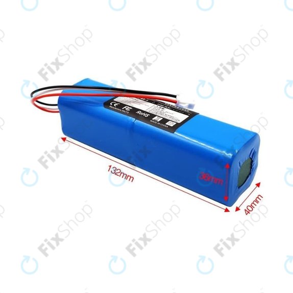 Batteria per Xiaomi Roidmi EVE Plus, Viomi, Lydsto, Proscenic, Tefal, XJT-2P4S-5200, Li-Ion, 5200mAh, 14.4V